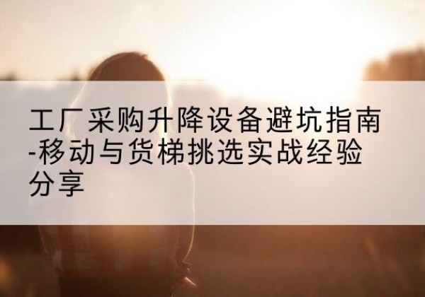 定南移动式升降机怎么选-工厂采购升降设备避坑指南-移动与货梯挑选实战经验分享